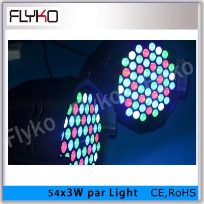 China DMX Stage Light Flykostage Best Price Par Light 54X3W RGBW Led Par Light for sale