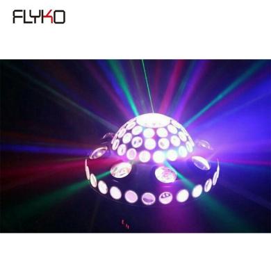 China Cosmic Crystal Ball With Automatic Laser Effect 20W 3Wx6Pcs RGB Disco Ball Magic Light 27x23x18Cm for sale