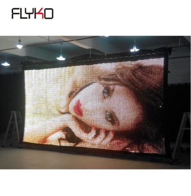 China Highest Resolution P35mm Theme Park Stage Cloth Display Flexible Portable Stage Videos With Backdrop for sale