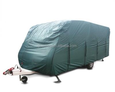 China 600D Oxford Waterproof Large Size Caravan Cover Noise Resistant Waterproof Top Cowl for sale