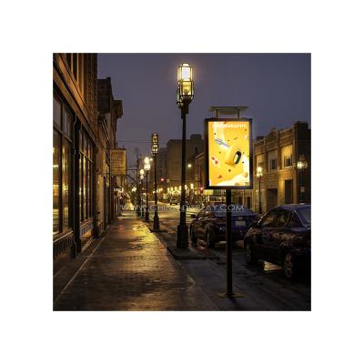 China Street City Street Position Sign Advertising Display Outdoor LED Light Box Signage for sale