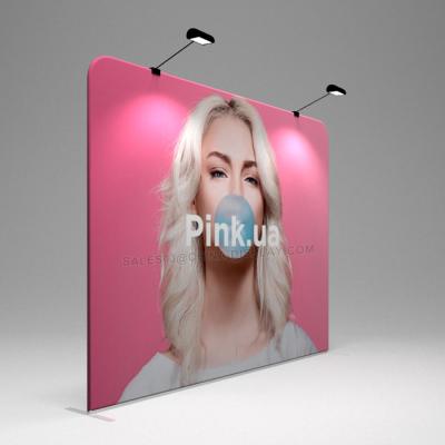 China Aluminum 8ft 10ft 20ft Easy Install Standing Display Banner Tension Fabric Event Display Stand for sale