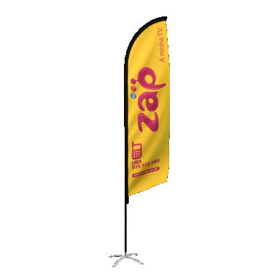 China Digital VOLANTE Printing Factory Direct Single or Double Side Graphic Printing Open House Flag Banner Stand for sale