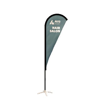 China Best Sales FLYING Flag Banner Stand With Fiberglass Flag Pole Use In Display for sale