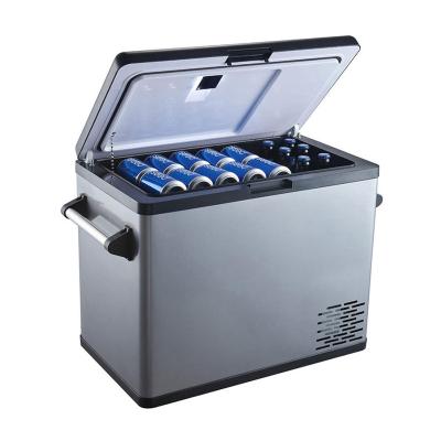 China Hot Selling Car Fridge 12v Mini Camping Fridge Freezer Portable Car Fridge 24v Thermoelectric Car Mobile Fridge for sale