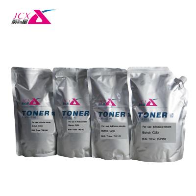 China COMPATIBLE Toner Powder TN213 bulk laser printer for Konica Minolta Bizhub C203 C253 C353 color bulk toner for sale