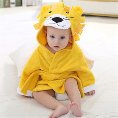 China QUICK DRY Turkish Style Kids Cotton Bathrobe Children's Bathrobes With Hooded for sale