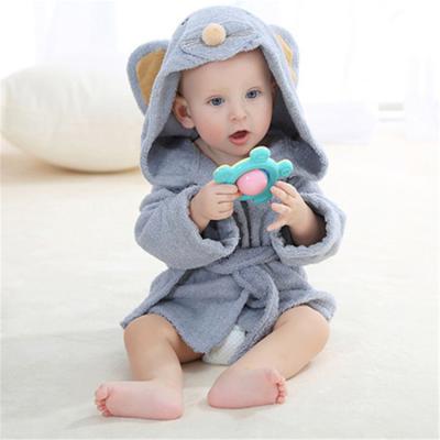 China Terry Cotton Bath Robe Organic High Quality QUICK DRY Bathrobe For Kids for sale