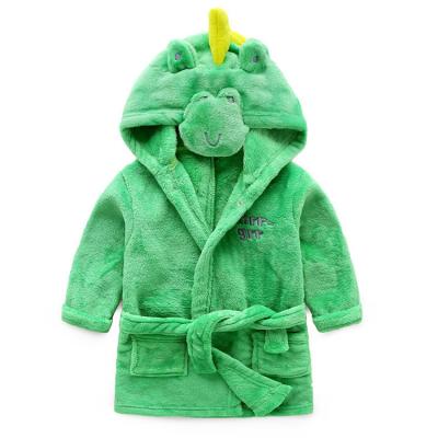 China Wholesale QUICK DRY Sublimation Bedroom Fleece Fabric Bathrobe Bathrobe For Kids for sale