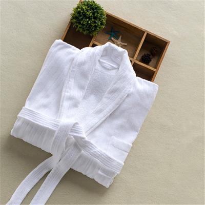 China QUICK DRY Unisex Winter Waffle Terry Cotton Robe Adult 100% Hotel Bathrobe for sale