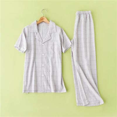 China China Designer Short Sleeve Men Sleepwear Nightgown QUICK DRY Pajamas Set for sale