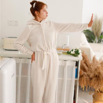 China Custom Logo Womens Cute Pure Color QUICK DRY Plus Size Onesie Pajamas Sleepwear Dress for sale