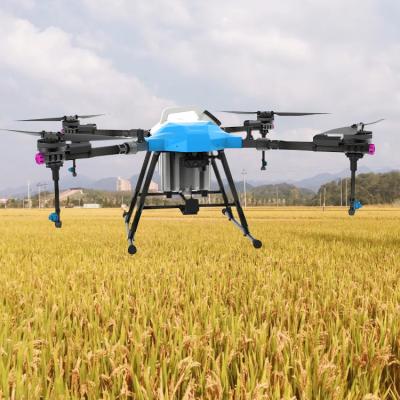 China Quick Detachable Design Taiwan Auto Equipment Used In Farms Helicopter Battery Power Drone 16l Hybrid Fast Cultivation UAV Agricultural Sprayer for sale