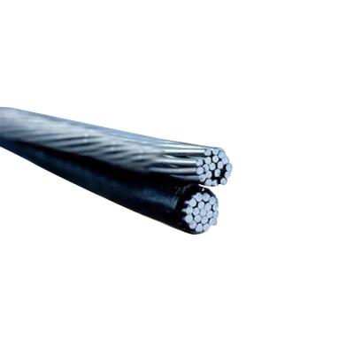 China Construction 0.6/1KV Quadruplex PVC Conductors XLPE Insulation 4x16 ABC Aluminum Aerial Cable for sale