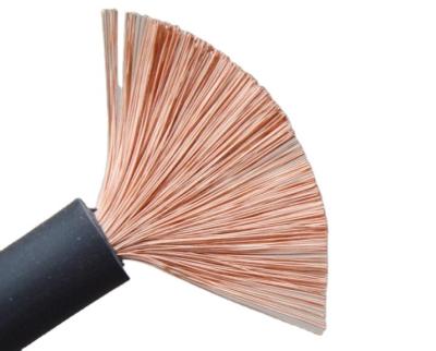 China 2/0 25mm 35mm 50mm 70mm 95mm Aerial Professional Copper Welding Cable With Low Price for sale