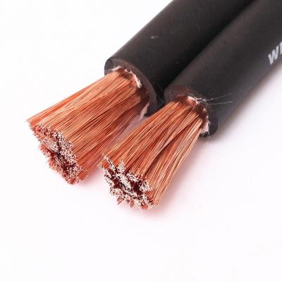 China 2/0 25mm 35mm 50mm 70mm 95mm Aerial Professional Copper Welding Cable With Low Price for sale