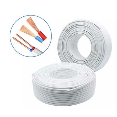 China RVV construction sheathed white sheathed core of A.W.G. 2 Cord BVVB PVC Power Cord Sheathed Power Cord for sale