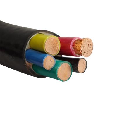 China National Standard VVR Construction Equipment Power Line 2345 Core 11.52.54610 Core Square Copper Core Wire And Cable for sale