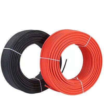 China High Quality 4mm 6mm 10mm Multicore Copper Construction 2 Core PV Electric Solar Battery Cable for sale