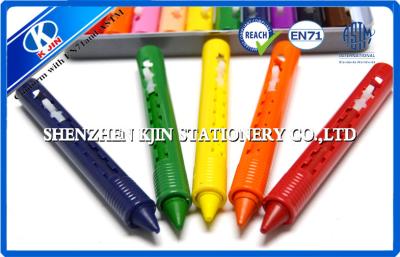 China 9.5cm 10 Colors Water soluble Non Toxic Crayons In Tin Box For Promotion for sale