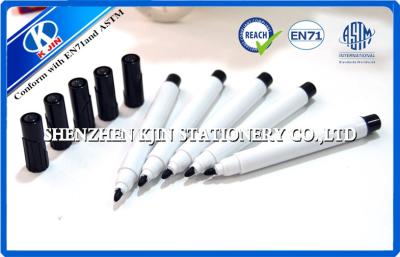 China Magnetic Dry Erase Board Refill Permanent Marker Pens With Cap , Plastic Material for sale