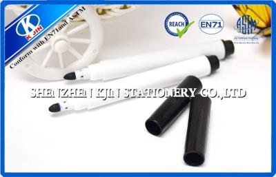 China Offset Printing Plastic Whiteboard Marker Pens / Permanent Marker With Cap for sale