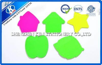 China Fruit Shaped Memo Sticky Notes , Custom Printed Logo Sticky Note Pad for sale