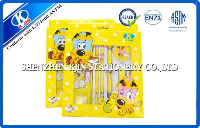 China School Kids Personalized Stationery Sets , Kids Pencil Ballpen Eraser Set for sale