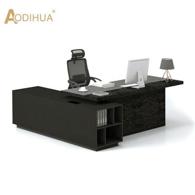 China Extendable Custom-made boss modern computer desk office table design for sale