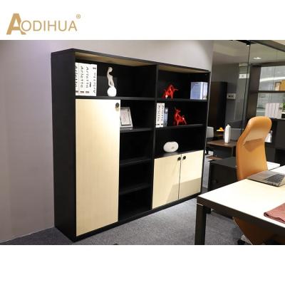 China Furniture Expandable Home Office Bookcase Wooden File Cabinet with Doors for sale