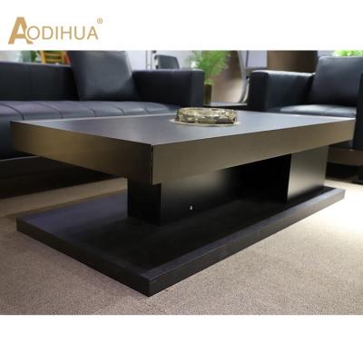 China Office Furniture Extendable Modern Wooden Coffee Table / Tea Table Design for sale