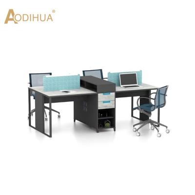 China High Quality Modern Commercial Furniture 4 Person Office Workstation for Staff for sale