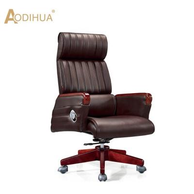 China National Boss Luxury Arm Office Chair (Height) Executive Cheap Price Adjustable Leather Computer Swivel for sale