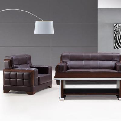 China 2022 New Design Modular Wooden Leather Sofa Set AD-860 for sale