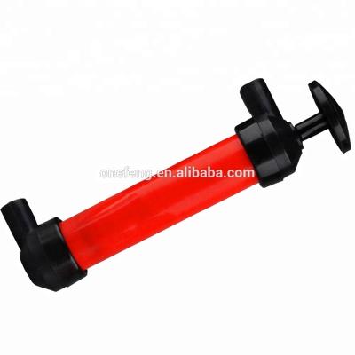 China Compact and Lightweight Hand Bilge Pump with Floating Hose Manual Bilge Water Pump Kayak Canoe Accessories for Kayak Rescue for sale