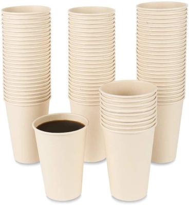 China Home.Restaurant.Bar.Hotel.Wedding Bamboo Fiber Disposable Light Brown Coffee Cups,Perfect For Hot Drink for sale