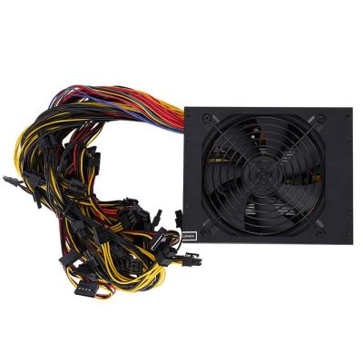 China DARK FOREST DF-BC2000, High Efficiency New Arrival ATX 2000W Suppore PFC 2000W Power Supply For Machint Multi-GPU Max 8 Graphics Cards, Active for sale