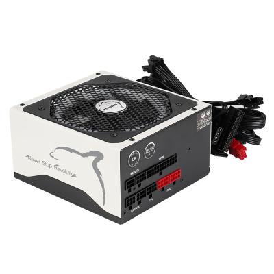 China New Aurora RGB Fan PC Power Supply/Active PFC 700Watts PSU/80Plus Game ATX Bronze Fully Modular Power Supply for sale