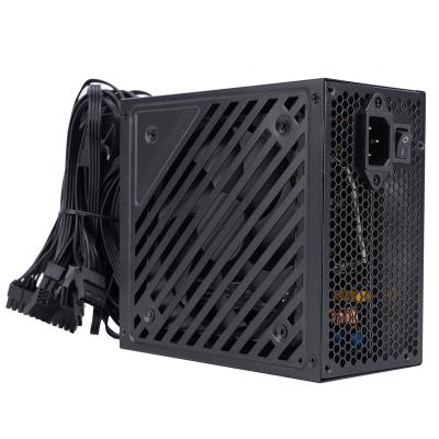 China Active PSU Game 600W ATX Bronze Flat Power Supply Constitution 80Plus of the Rock PFC 600Watt Desktop Series and 120mm Fan for sale