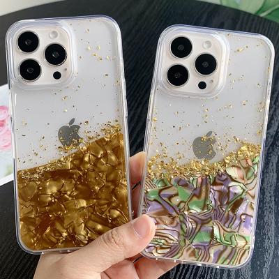 China Fashion Shockproof Women Girl Transparent Tpu Epoxy Resin Phone Case For iphone 13 Pro 11 12 Ladies Cell Phone Case Max Clear Cover for sale