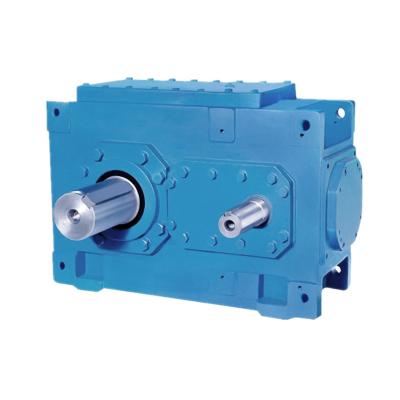 China Construction Material Stores H Series High Power Transmission Spiral Bevel Worm Gear Speed ​​Reducer Helical Industrial Gearbox for sale