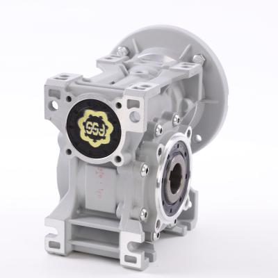 China Food Stuff Worm Speed ​​Reducer DC Motor Gearbox 14mm Output 5:1-80:1 Worm Gearbox Speed ​​Reducer Rv030 for sale