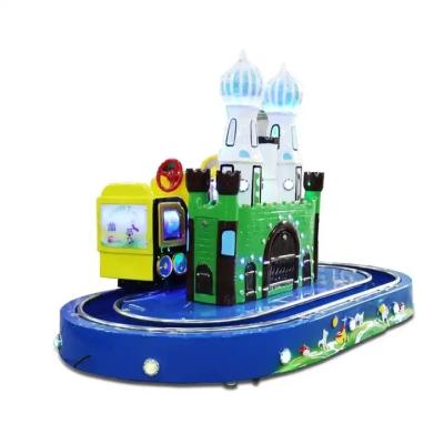 China Trackless Train Coin Operated Carousel Kiddie Ride Merry Go Round For 1 Player for sale