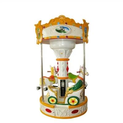 China ODM Coin Operated Carousel Ride Amusement Park Horse Carousel Kiddie Ride for sale