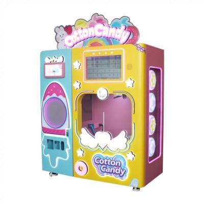 China Customized Automatic Mini Cotton Candy Machine Vending Plastic Material for sale