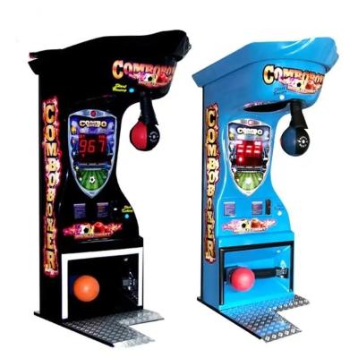 China Custom Coin Operated Punch Ball Machine Boxing Hit Machine Indoor Adults Sport Games for sale