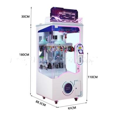 China Coin Operated Clip Claw Coin Prize Machine Game Gift Vending OEM for sale