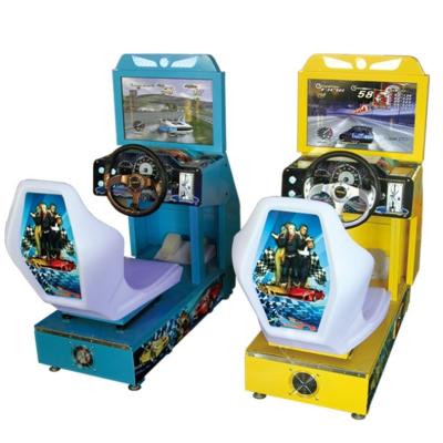 China Mini Outrun Arcade Racing Game Machine para crianças pequenas 50KG Metal Acrílico Plástico à venda