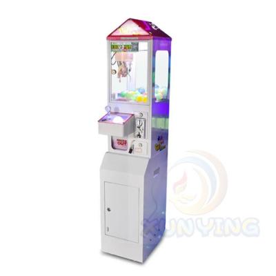 China 1 Player Mini Claw Crane Machine with Metal Acrylic Plastic and Bill Acceptor for sale