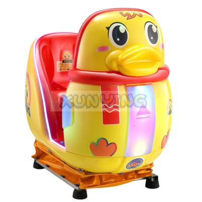 China Mesin Coin Operated Kiddie Ride Little Duck Swing Machine 30KG for sale